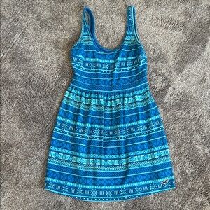 Hollister Blue Fair Isle Sundress